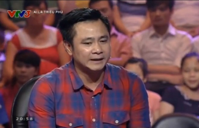 NSND Tự Long từng tham dự số đặc biệt của Ai Là Triệu Phú vào năm 2014 (Ảnh chụp màn hình)
