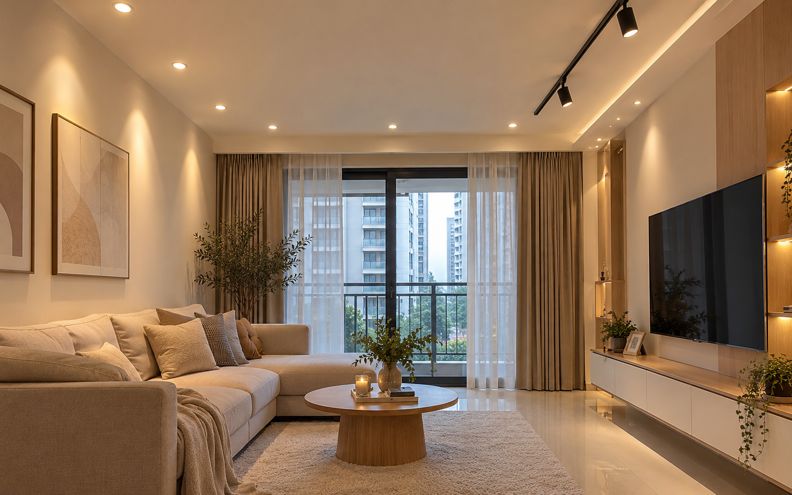 Tại sao ngày càng nhiều gia đình không còn lắp đèn trần giữa phòng khách? 2 cách chiếu sáng mới dễ chịu, linh hoạt hơn
