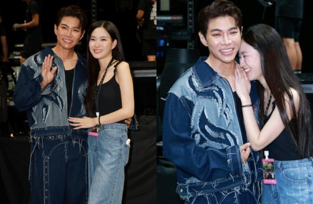 Hành động tình cảm cùng lời khẳng định chắc nịch này được xem như màn ngầm công khai hẹn hò nghiêm túc của cặp sao hàng đầu đài TVB, khiến người hâm mộ háo hức chờ đợi một đám cưới trong tương lai gần. Ảnh: Sohu.