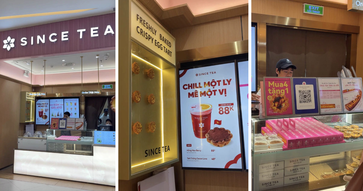 Nằm ngay cạnh OVO tại Hanoi Centre, Since Tea cũng được nhiều thực khách ghé qua