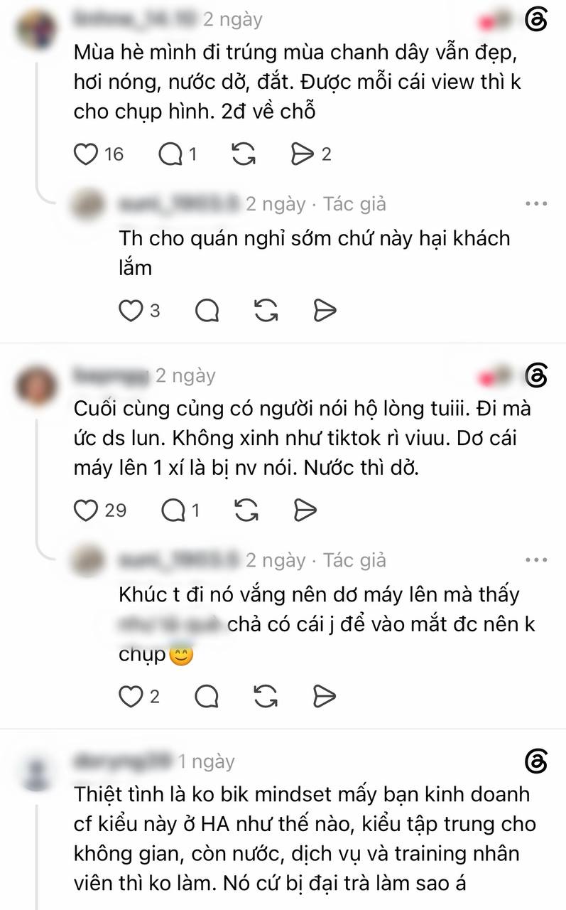 Một số vị khách khác để lại bình luận đồng tình
