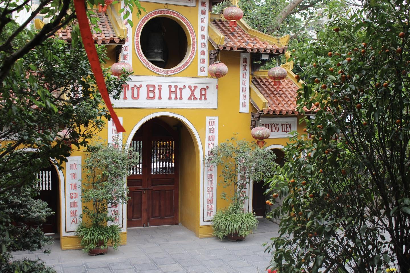 Khung cảnh Chùa Quán Sứ (Ảnh: Chùa Quán Sứ)