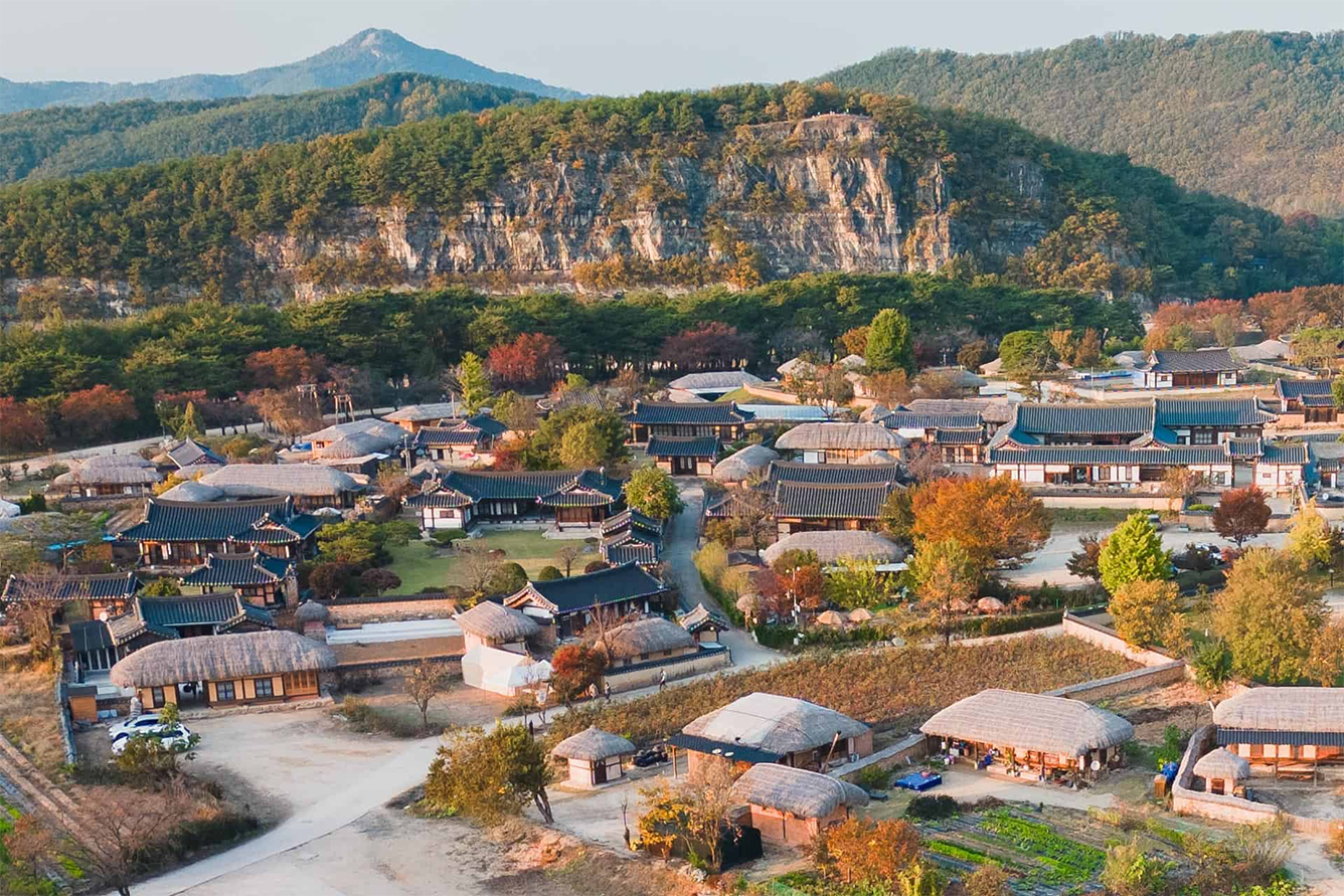 Làng cổ Hahoe thuộc tỉnh Gyeongsangbuk-do, Hàn Quốc