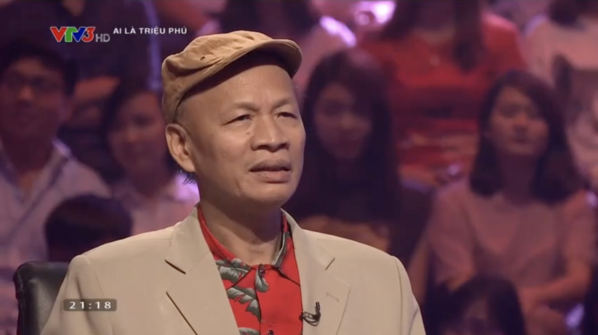Ông Lương Lê An là một trong những người chơi Ai Là Triệu Phú số phát sóng ngày 29/05/2018 (Ảnh chụp màn hình/VTV)