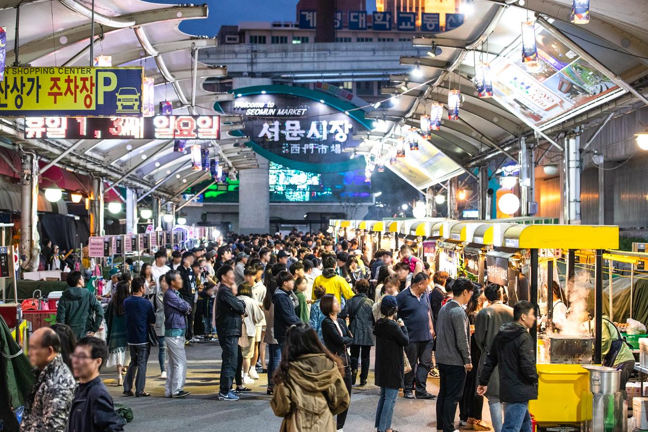 Chợ Seomun, Daegu. Ảnh: KTO Việt Nam