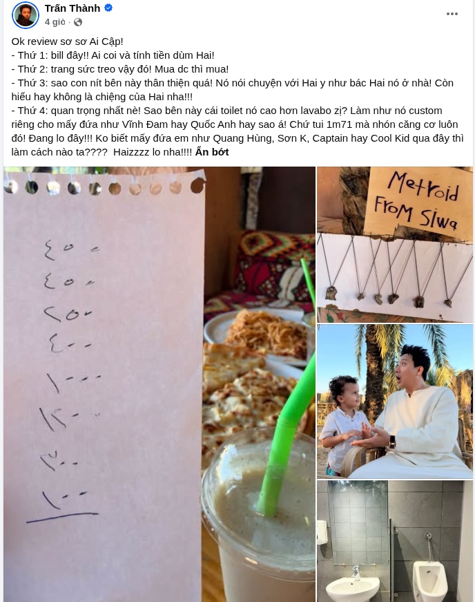 Trấn Thành review 