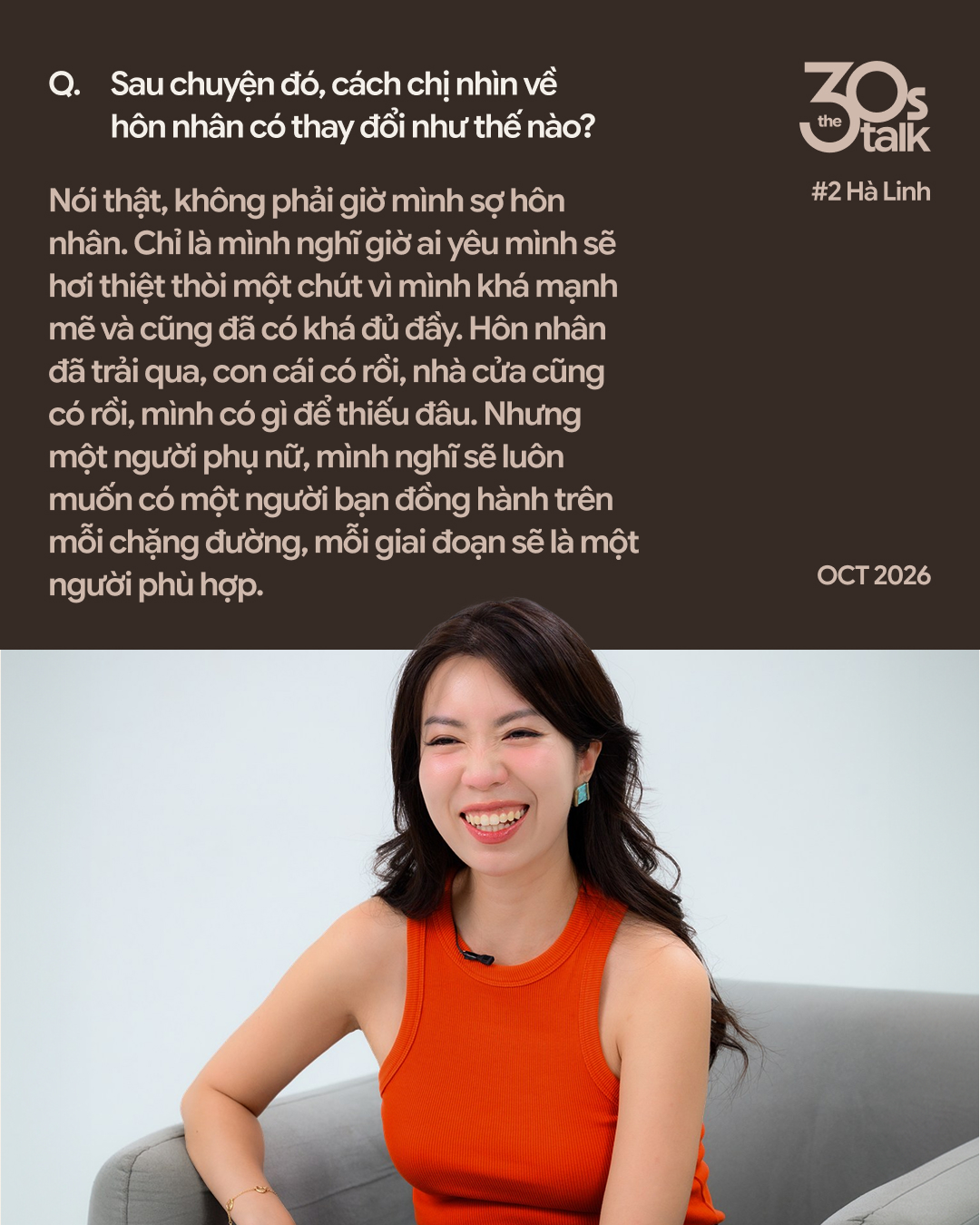 The30s TALK #2 - Hà Linh “Nghiện Nhà”: Còn thấy tôi xuất hiện trên mạng nghĩa là tôi vẫn còn cần kiếm tiền