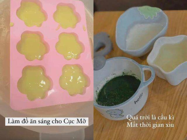 Mâm cơm nhà của nữ ca sĩ làm vợ phó tổng giám đốc công ty dệt