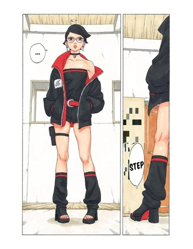 Người hâm mộ Boruto thiết kế lại tạo hình con gái Sasuke sau timeskip