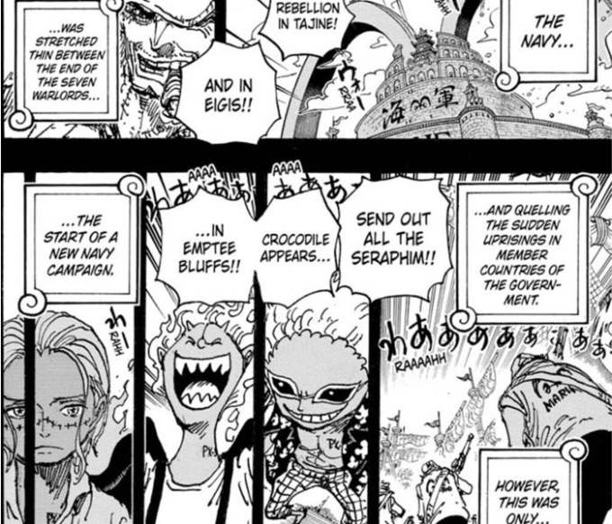 One Piece tiết lộ điểm yếu đáng ngạc nhiên của Seraphim