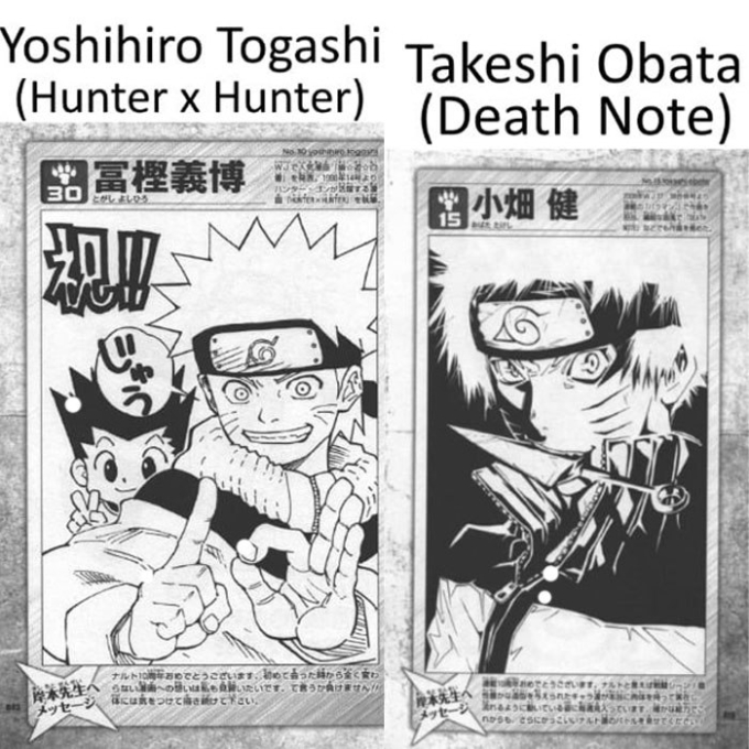 Naruto do tác giả Togashi và Takeshi Obata vẽ lại.