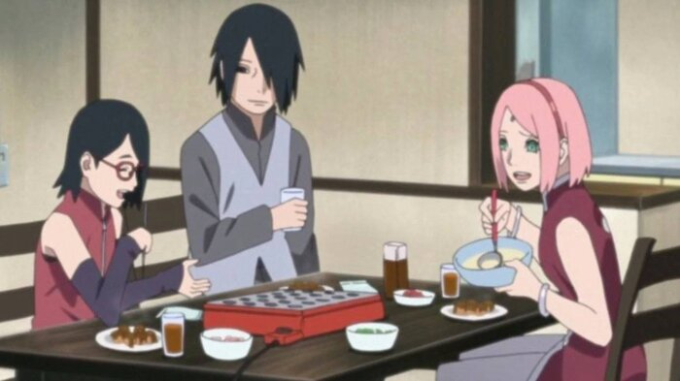 Gia đình nhỏ của Sasuke và Sakura
