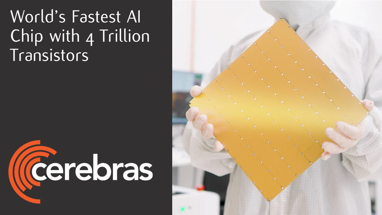 Chip AI mới của Cerebras chứa hơn 4.000 tỷ bóng bán dẫn