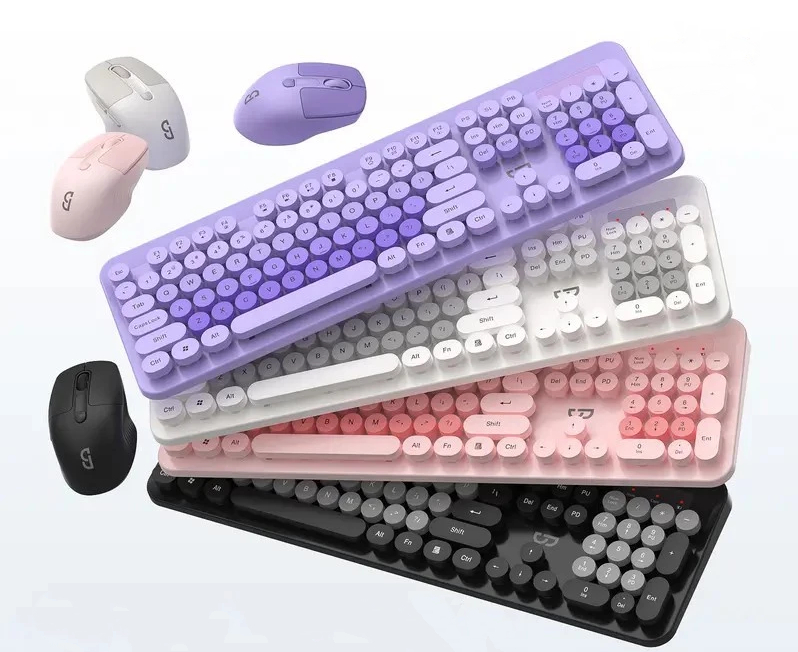 Bộ bàn phím chuột không dây GOOJODOQ. 