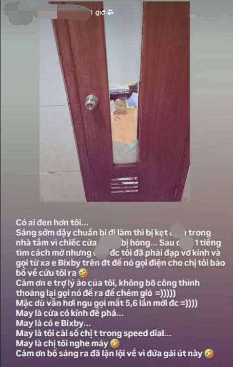 Tình huống mắc kẹt tưởng chừng hài hước nhưng thực ra khá nguy hiểm.