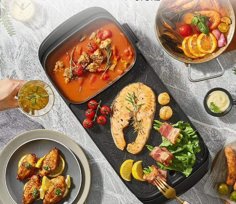 Bếp lẩu nướng 2in1 GAABOR