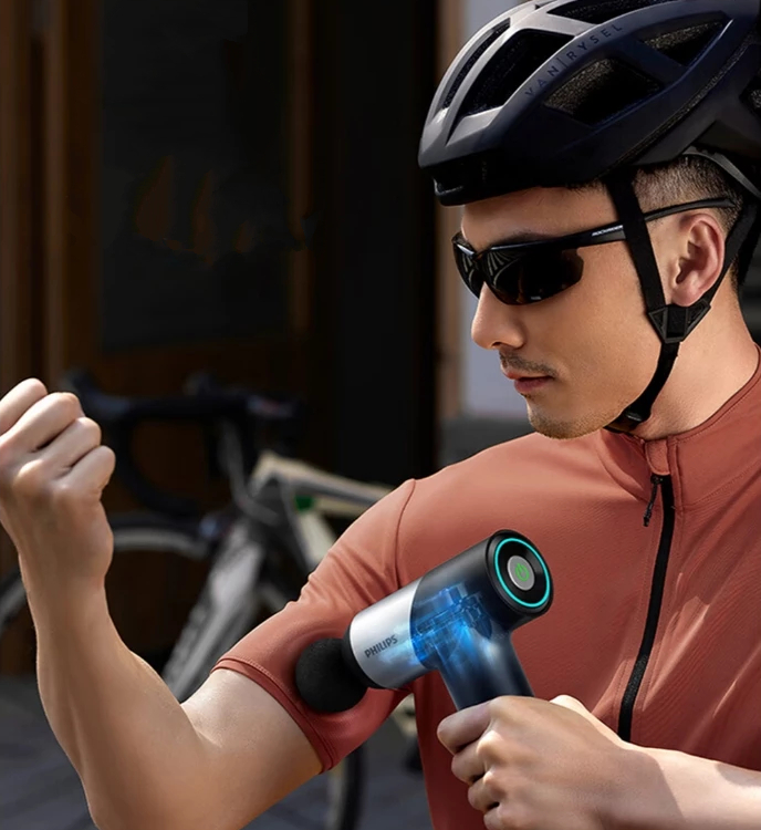 Máy massage cầm tay Philips PPM7323, 7 cấp độ tùy chỉnh, 6 đầu massage chuyên dụng