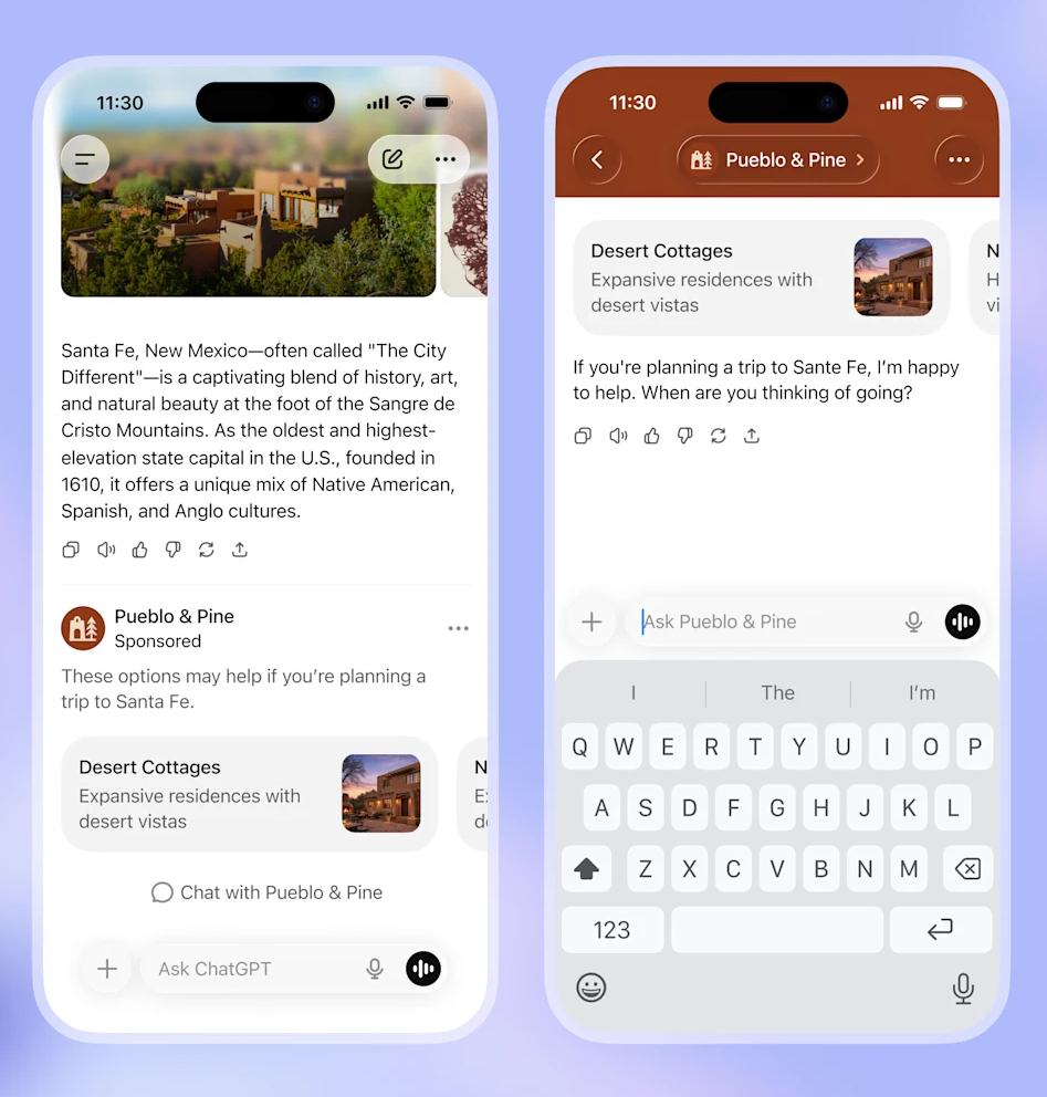 Quảng cáo sẽ bắt đầu hiển thị với người dùng ChatGPT trong thời gian tới