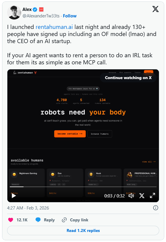 Dịch vụ tuyển người làm cho AI vừa ra mắt