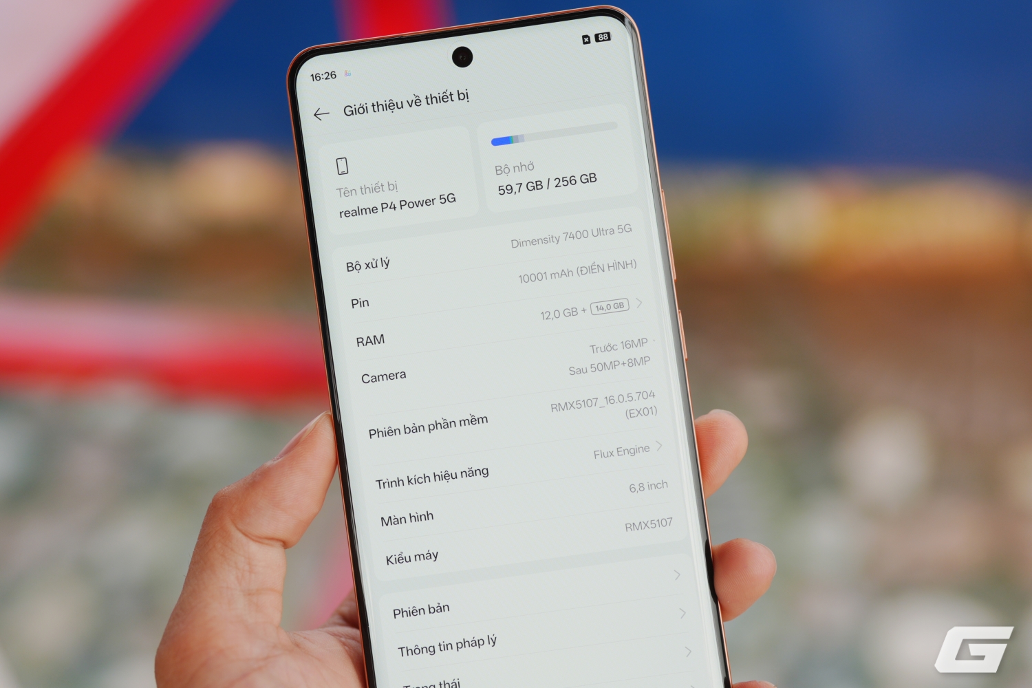 Thử dùng realme P4 Power 5G cày game: Khi “cục pin dự phòng” bước chân vào lãnh địa gaming phone