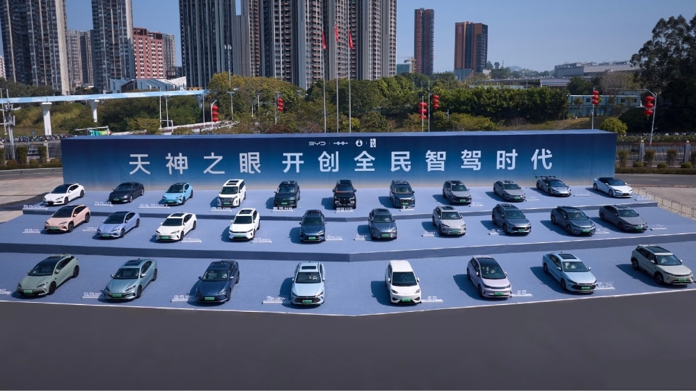 Dòng xe BYD trang bị hệ thống 