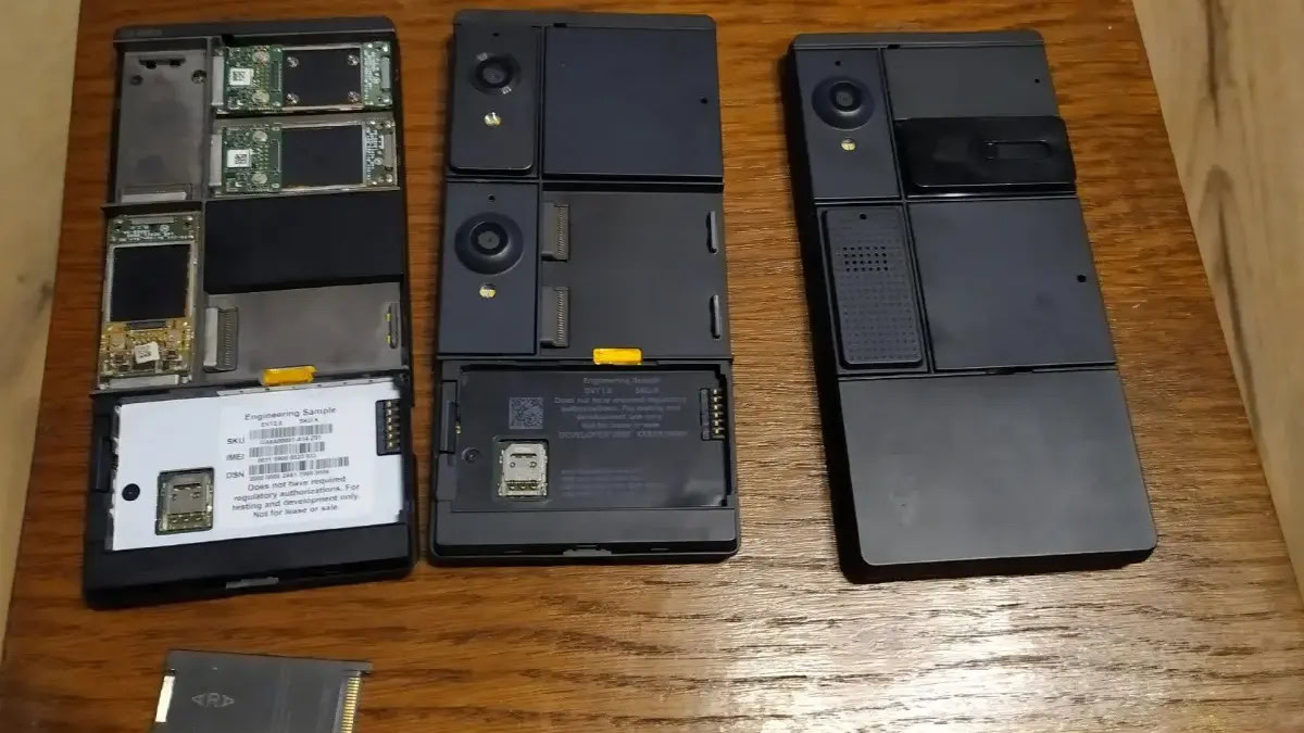 Hình ảnh bị rò rỉ từ dự án Project Ara của Google 