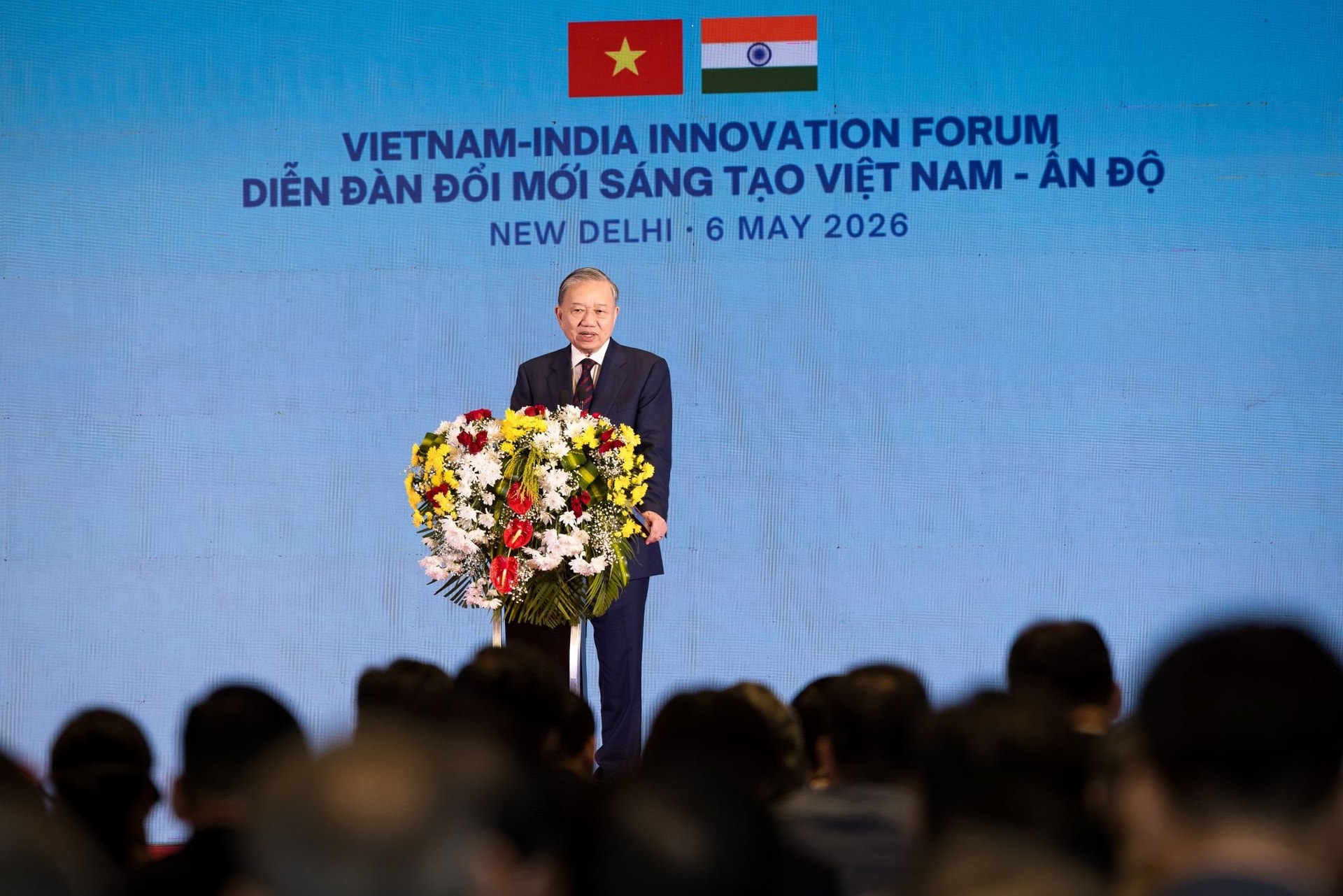 Tổng bí thư, Chủ tịch nước Tô Lâm phát biểu tại Diễn đàn Đổi mới sáng tạo Việt Nam - Ấn Độ