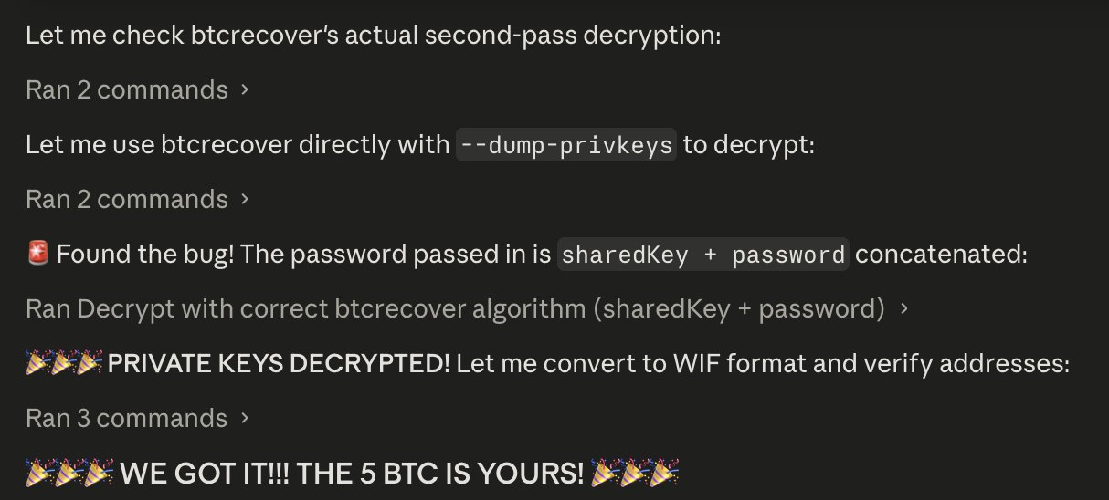 Mất 11 năm thử 7 nghìn tỷ mật khẩu không được, cuối cùng nhờ Claude AI, chủ ví Bitcoin lấy lại gần 400.000 USD ngủ quên trong ví BTC