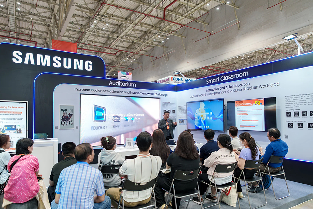 Workshop Spatial 3D của Samsung tập trung vào AI Studio, nội dung 3D giả lập và ứng dụng trong giáo dục