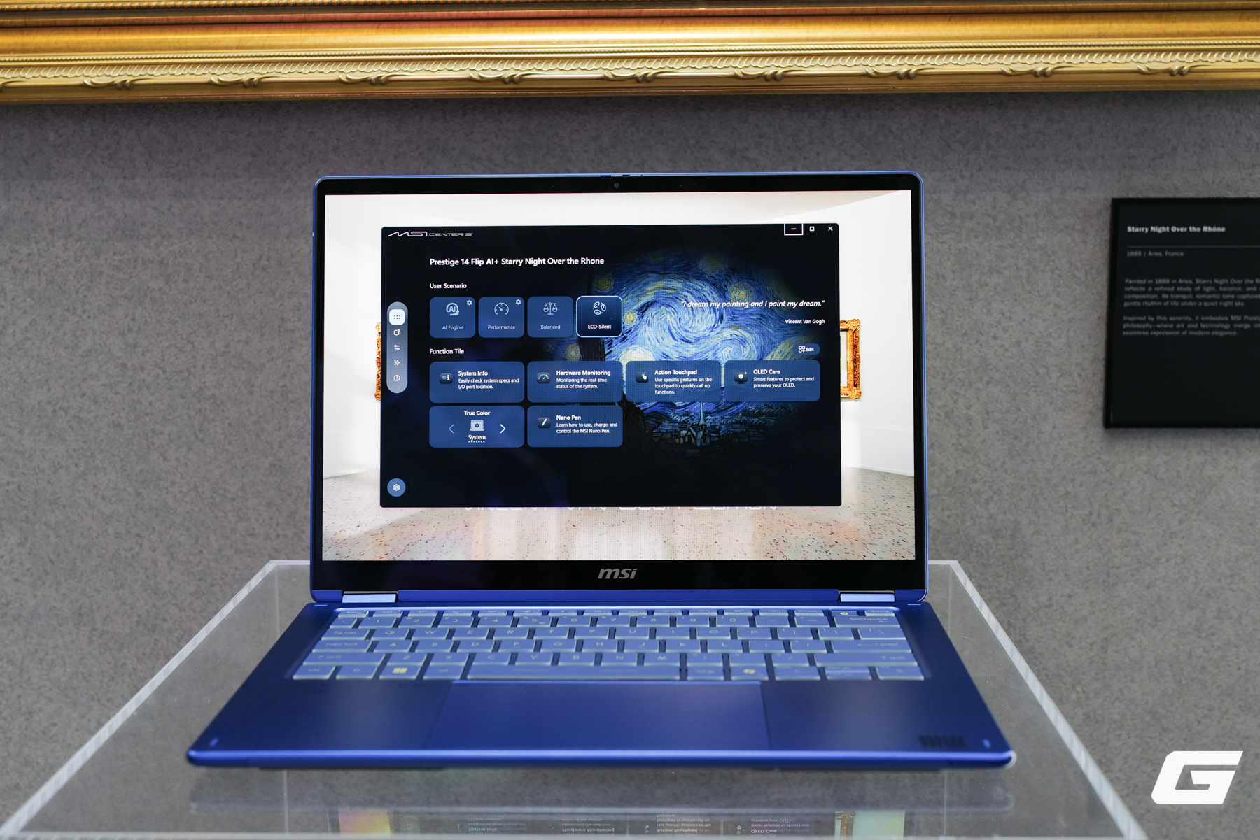 Cận cảnh laptop Van Gogh giới hạn của MSI tại Computex 2026: Đẹp hơn mọi laptop gaming từng thấy