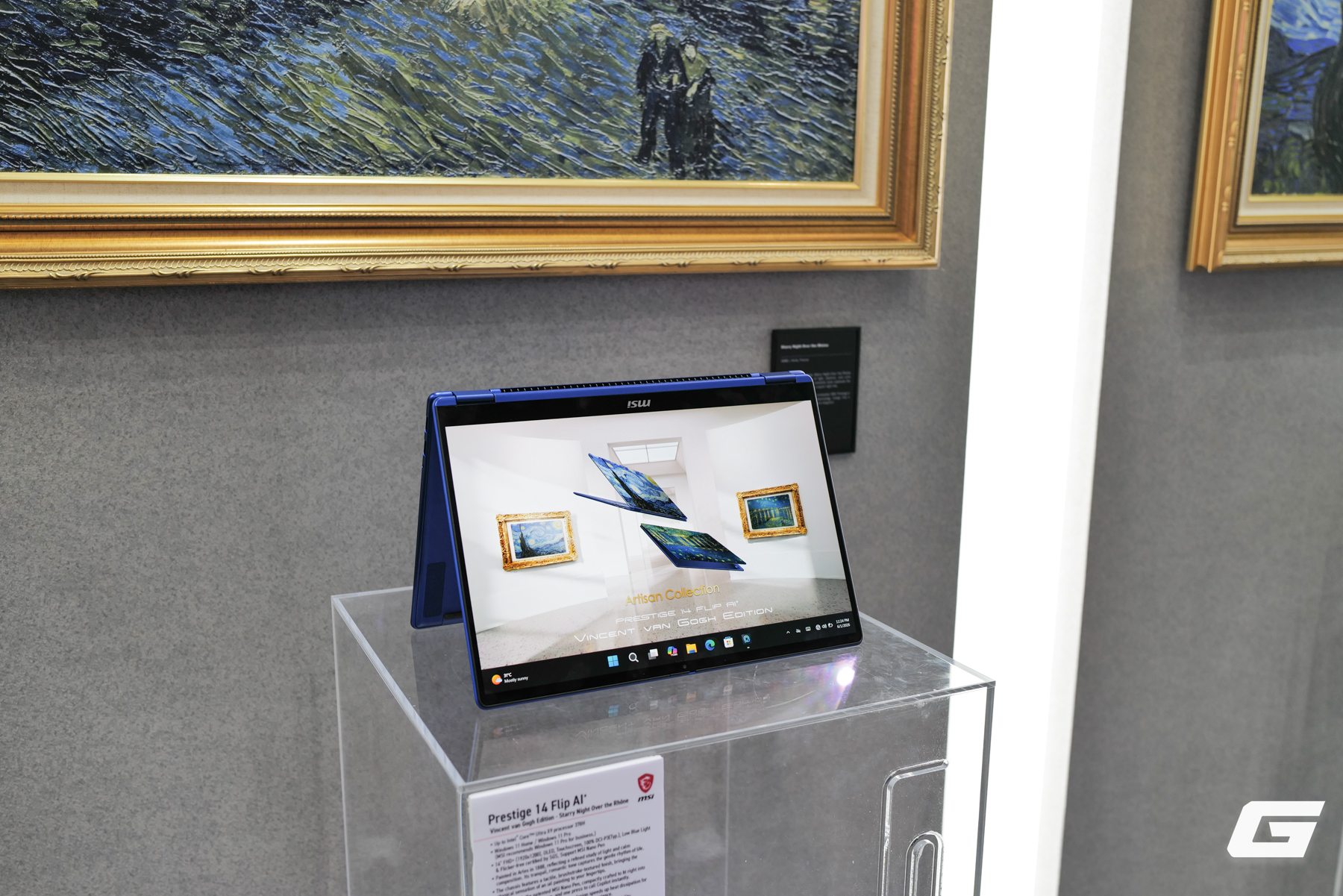 Cận cảnh laptop Van Gogh giới hạn của MSI tại Computex 2026: Đẹp hơn mọi laptop gaming từng thấy