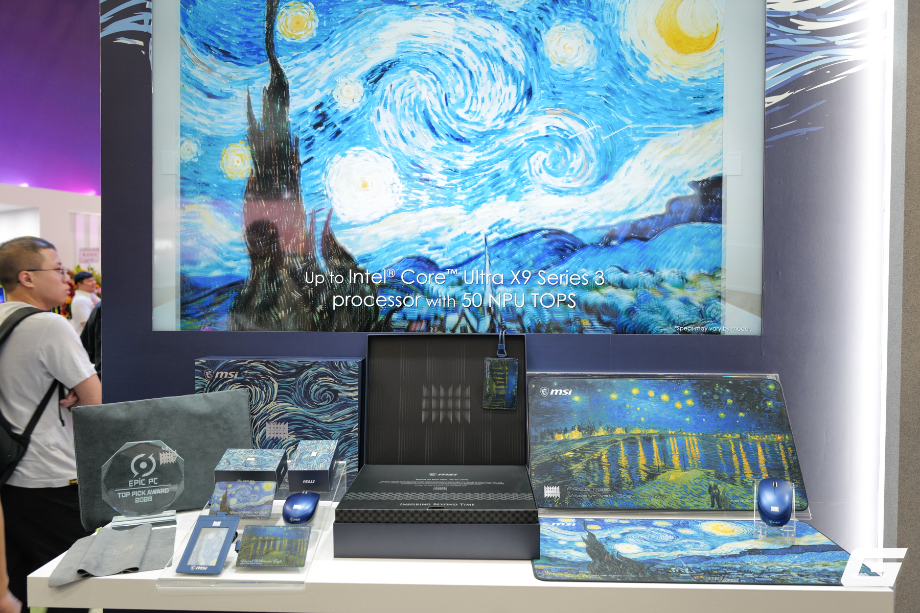 Cận cảnh laptop Van Gogh giới hạn của MSI tại Computex 2026: Đẹp hơn mọi laptop gaming từng thấy