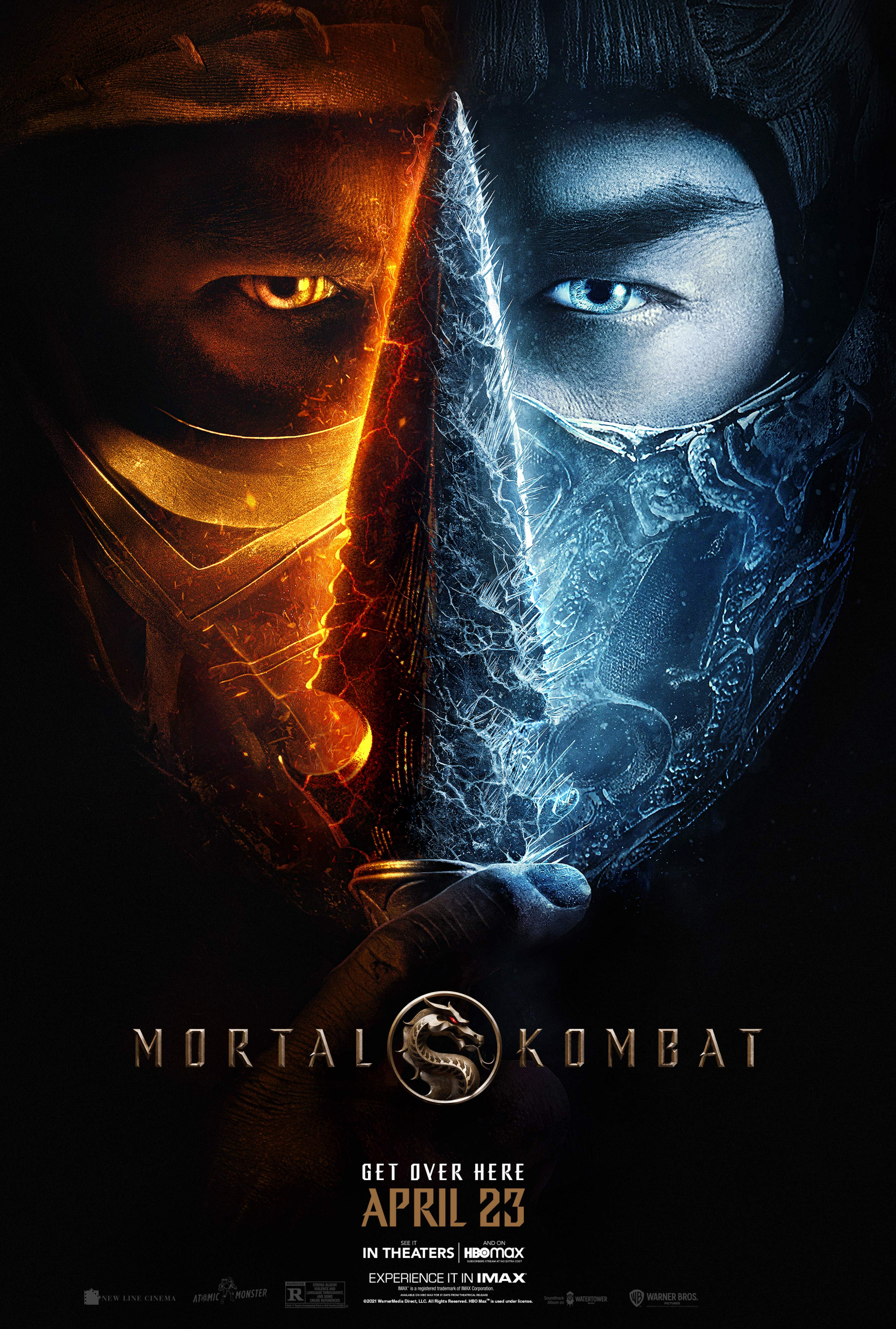 Poster của Mortal Kombat ra mắt năm 2021.