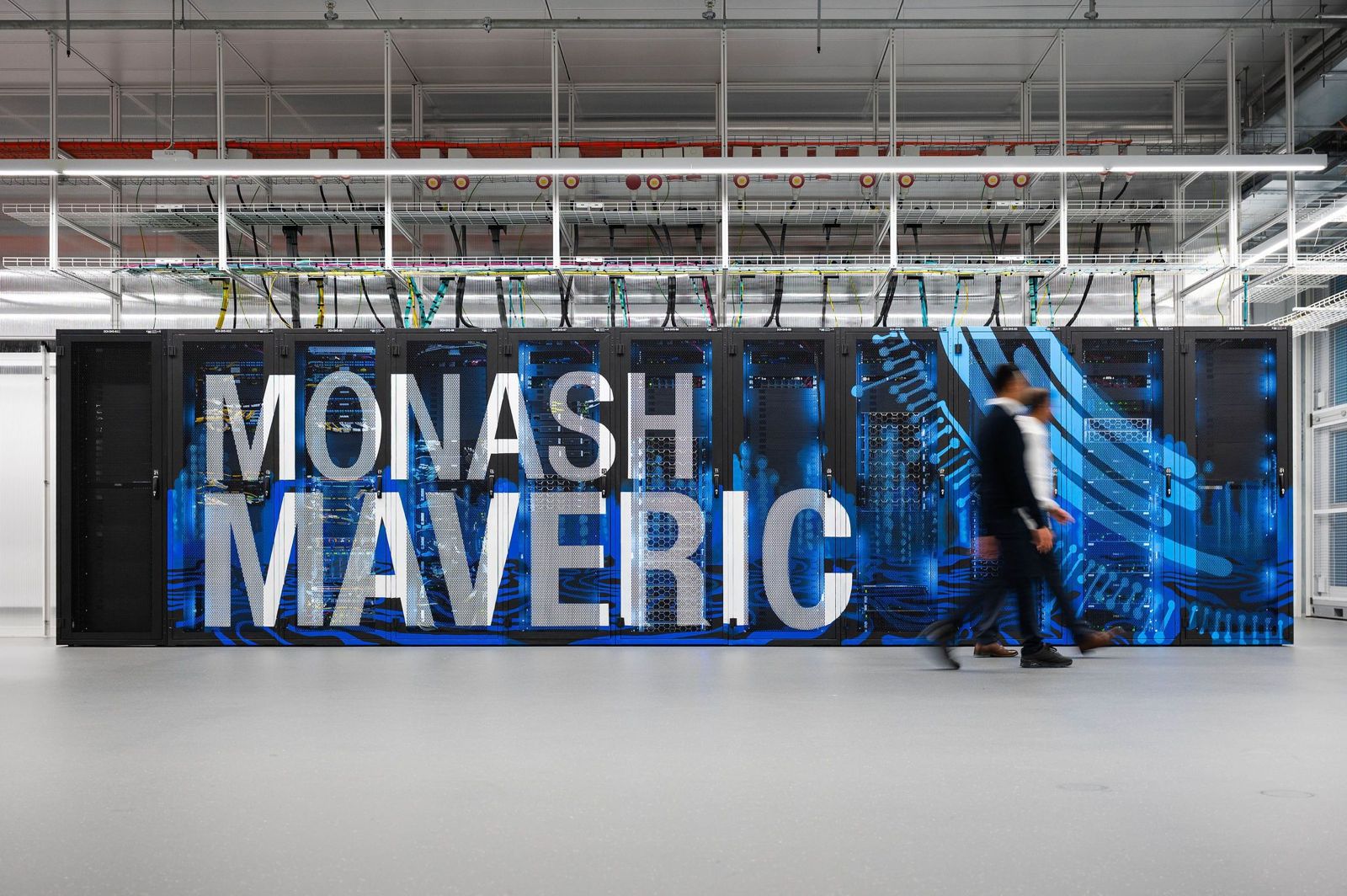 Siêu máy tính trí tuệ nhân tạo MAVERIC của Đại học Monash (Australia) vừa chính thức được đưa vào vận hành. (Ảnh: Monash)