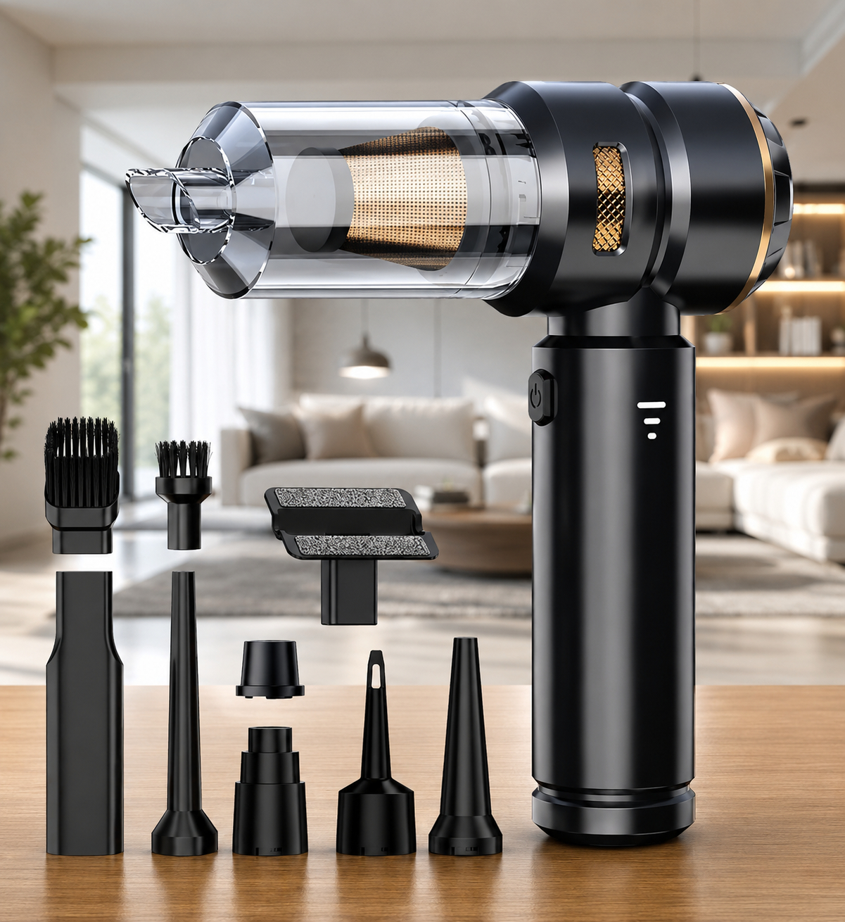 Shanen Mini Vacuum Cleaner gây ấn tượng với lực hút lên tới 25.000 Pa