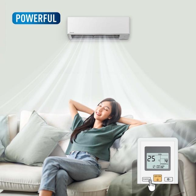 Công nghệ Inverter kết hợp điều khiển thông minh cho phép máy nén điều tiết công suất theo nhu cầu thực tế của căn phòng thay vì liên tục bật tắt, đây là phần quyết định khác biệt trên hóa đơn điện cuối tháng.