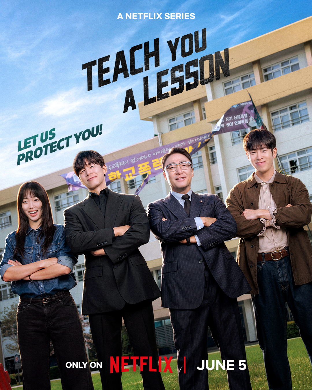 Poster của bộ phim Teach You a Lesson - Ảnh: Netflix.