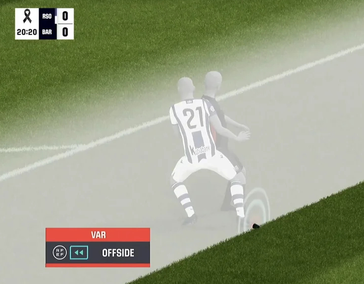 Bàn thắng của Lewandowski không được công nhận do việt vị - Ảnh chụp màn hình/FIFA.
