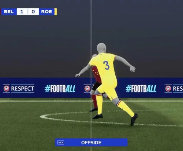 Tình uống việt vị nhạy cảm của Lukaku trong trận đấu giữa Bỉ và Romania tại Euro 2024 - Ảnh chụp màn hình/FIFA.