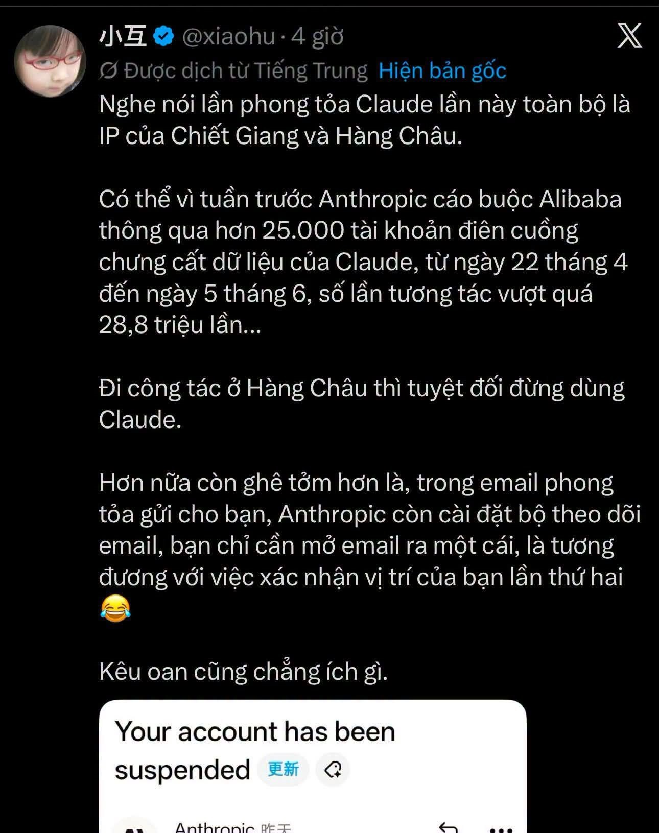 Bị đối thủ ăn trộm kiến thức AI qua 25.000 tài khoản, Anthropic âm thầm cài mã theo dõi để phát hiện người dùng từ Trung Quốc