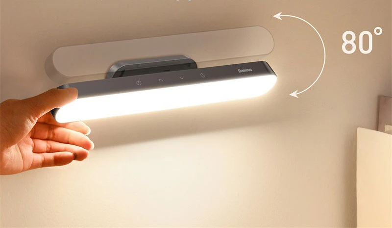Đèn LED Baseus đế nam châm tiện dụng ở nhiều vị trí khác nhau. Sản phẩm có giá khoảng 419.000đ