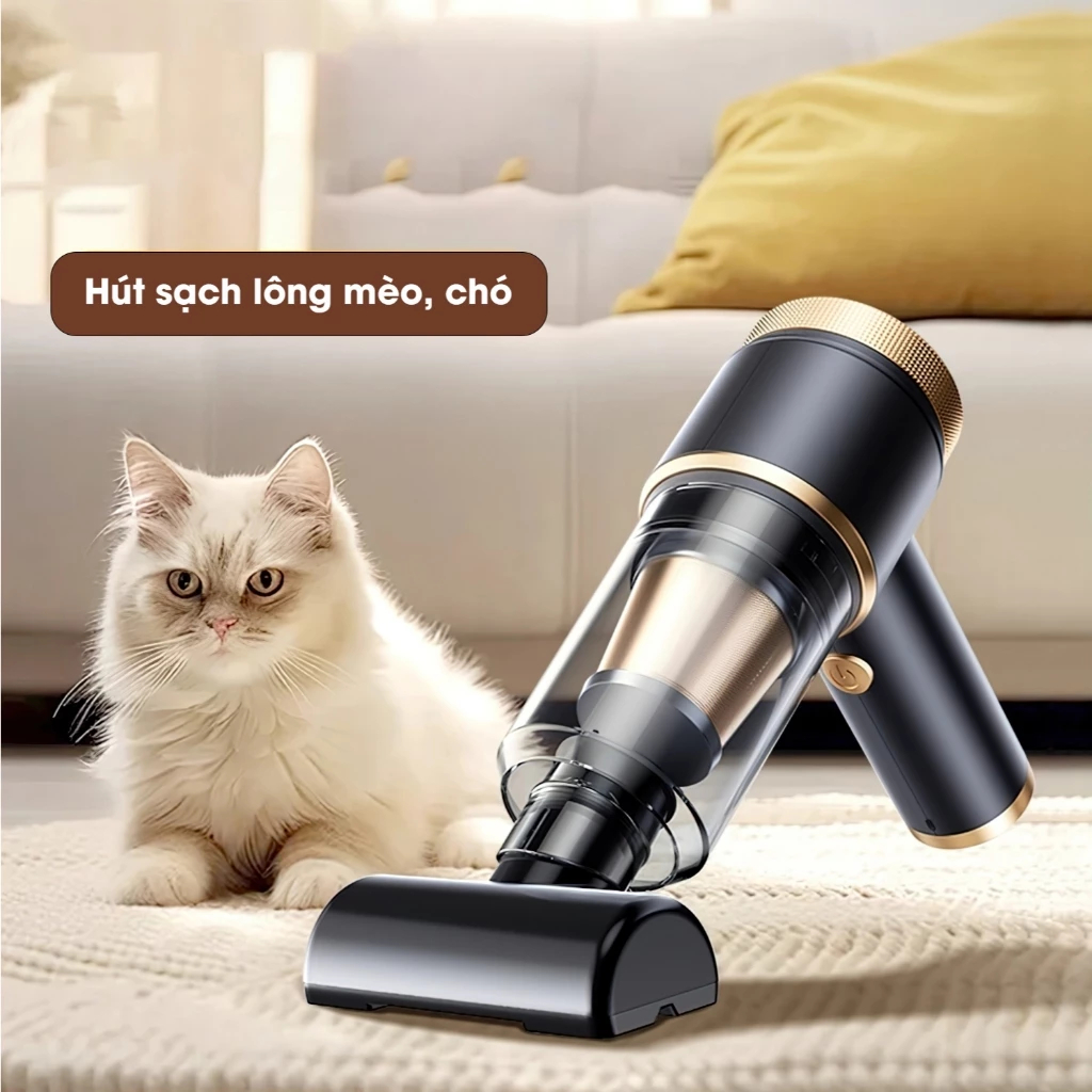 Máy hút thổi bụi cầm tay mini Shanen, lực hút 25.000Pa. Sản phẩm có giá khoảng 387.000đ
