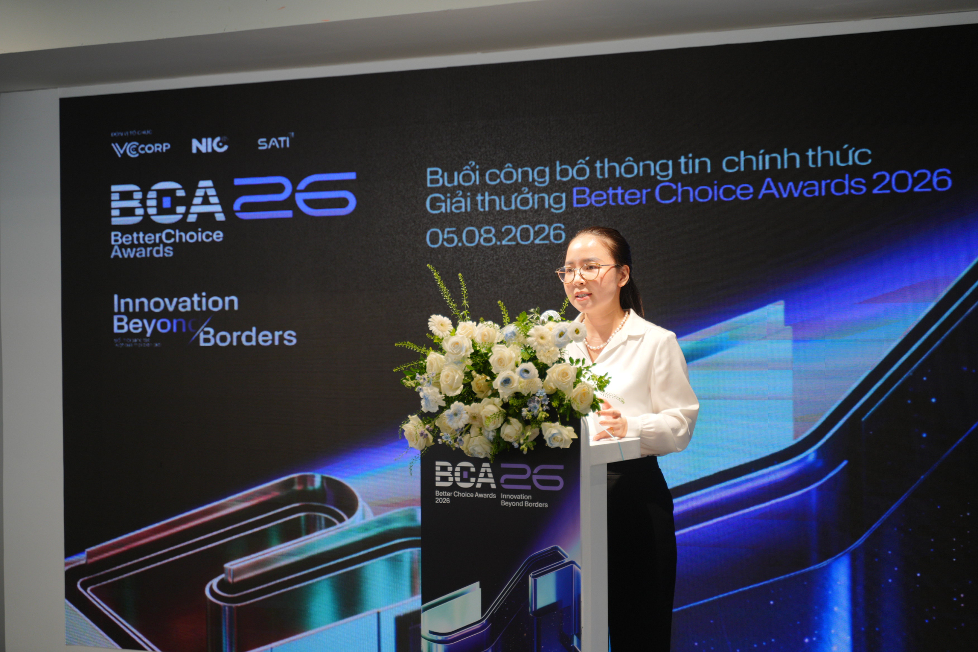 Bà Kim Ngọc Thanh Nga Phó Giám đốc Trung tâm Đổi mới sáng tạo Quốc gia - Ảnh: Phạm Hoàng.