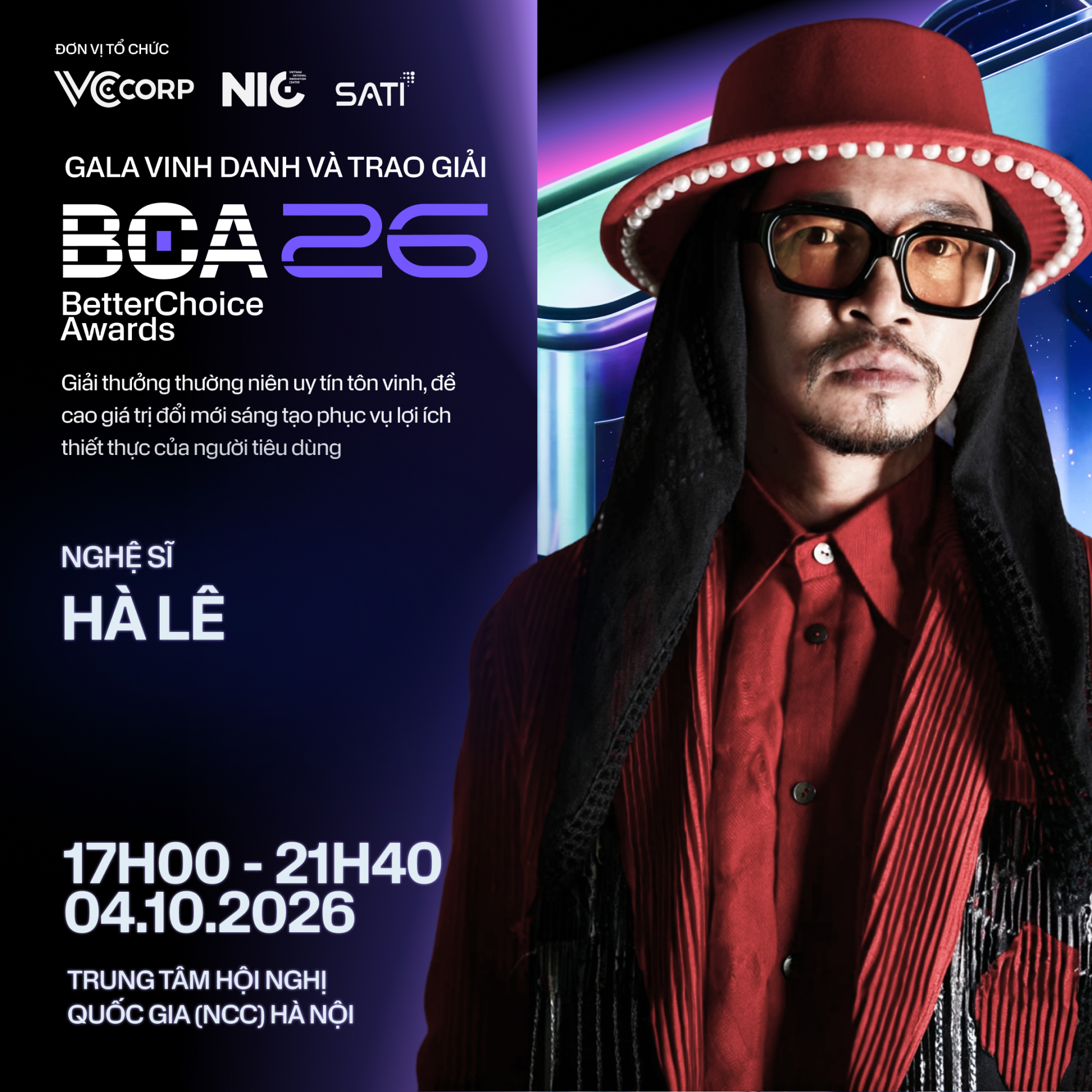 Hé lộ dàn nghệ sĩ Gala Better Choice Awards 2026: Hồ Ngọc Hà tái ngộ BCA, bên cạnh ba ca sĩ đang “làm mưa làm gió” tại showbiz Việt