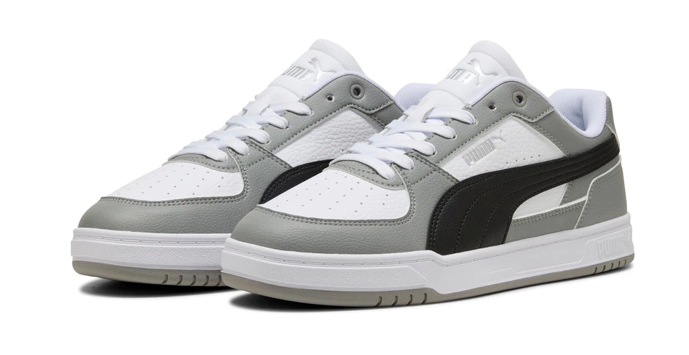 Giày Puma Caven III White-Black-Gray Echo