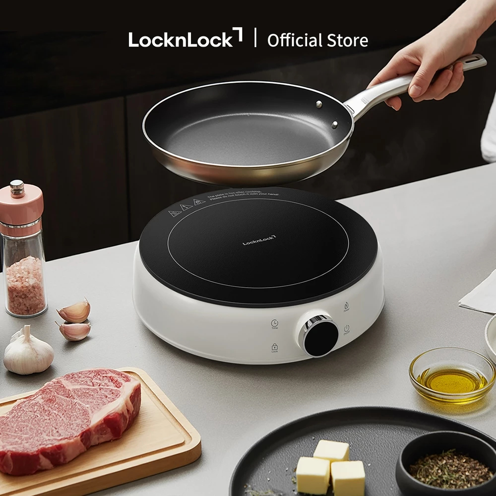 Bếp điện từ mini LocknLock EJI126IVY 1.500W sale còn 850.000đ