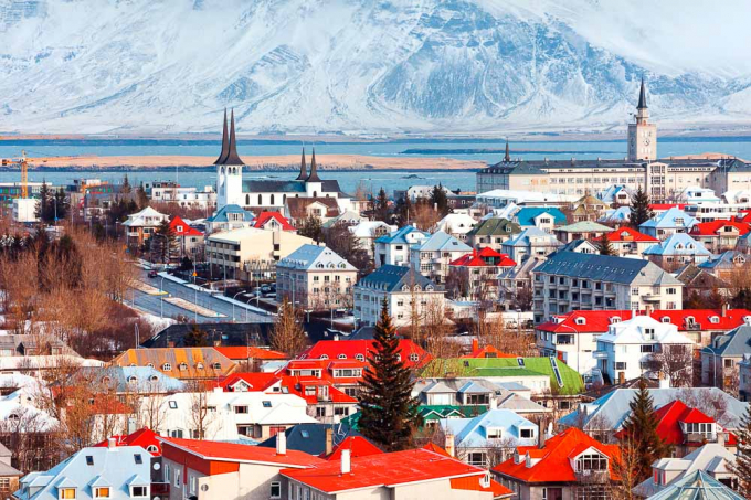 Thành phố Reykjavík, Iceland (Ảnh: iStock).