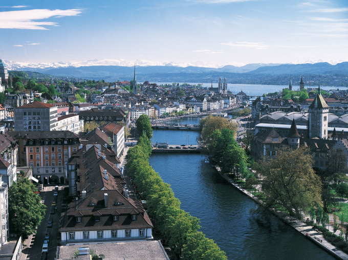 Thành phố Zurich, Thụy Sĩ (Ảnh:Britannica).