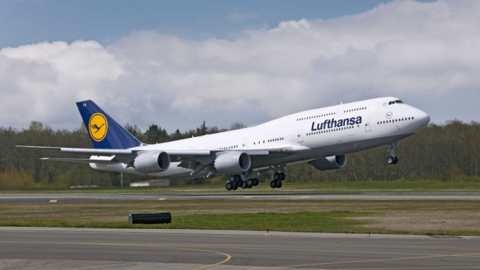 Hàng không của Đức Lufthansa nằm vị trí thứ 18.