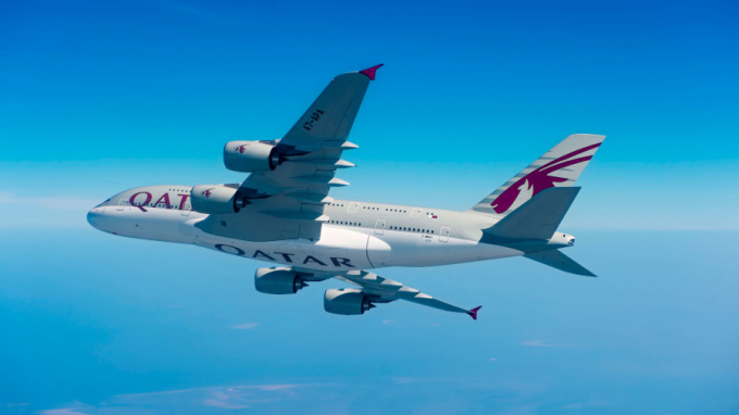 Qatar Airways, hãng hàng không của Qatar xếp vị trí thứ 2.
